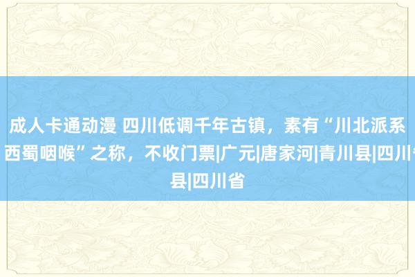成人卡通动漫 四川低调千年古镇，素有“川北派系、西蜀咽喉”之称，不收门票|广元|唐家河|青川县|四川省