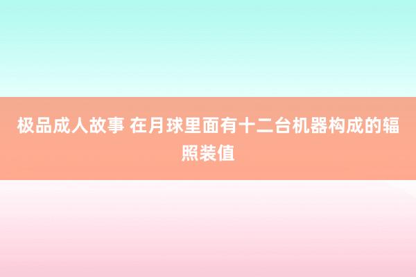 极品成人故事 在月球里面有十二台机器构成的辐照装值